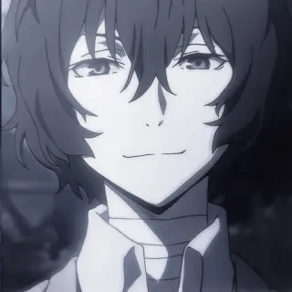 📜 Osamu Dazai Bungo Stray Dogs Anime, Bungo Stray Dogs, Osamu Dazai, Manga, Dazai telegram sticker