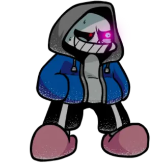 ➡️ Sans Undertale sans, undertale, skeleton, video game, character, fanart whatsapp sticker