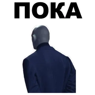 👤 ПОКА russian, text, farewell, bye, greeting telegram sticker