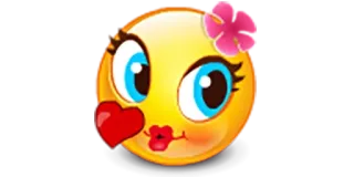 😘 Emoji, Cium, Cinta, Hati, Ekspresi, Wajah, Lucu, Animasi telegram sticker