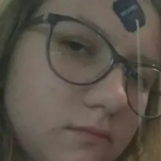 🌙 RECARD Brille, Frau, Gesicht, Sticker, Porträt telegram sticker