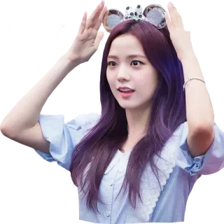 🙌 Jisoo jisoo, kpop, penyanyi, wanita, selebriti, gadis telegram sticker