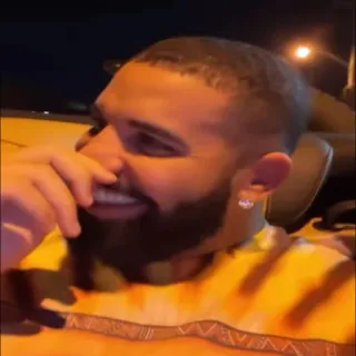 💡 Drake Drake, rapper, cantante, celebrità, musica telegram sticker