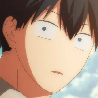 🍌 Anime, Schockiert, Überrascht, Junge, Cartoon, Emotion telegram sticker