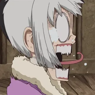 😱 anime, cartoon, sticker, funny, expression, manga telegram sticker