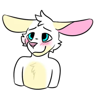 😳 fictional furry character telegram sticker