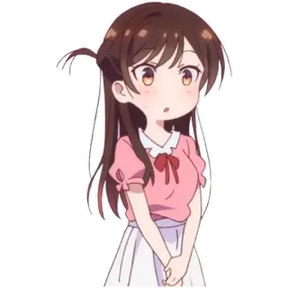 👼 Anime, Chica, Dibujo animado, Personaje, Sticker telegram sticker