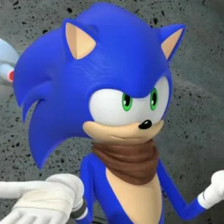 🤷 Sonic the Hedgehog Соник, Ёж, Мультфильм, Персонаж, Синий telegram sticker