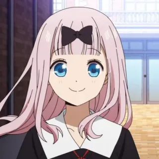 💈 Chika Fujiwara Kaguya-sama: Love Is War anime, manga, chika fujiwara, kaguya-sama love is war, cute, schoolgirl telegram sticker