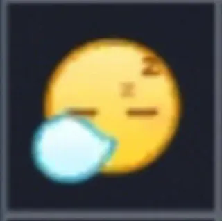 😪 Emoji, Mengantuk, Bosan, Wajah telegram sticker