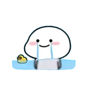 🪃 dễ thương, hoạt hình, biểu tượng cảm xúc, khóc, kawaii telegram sticker