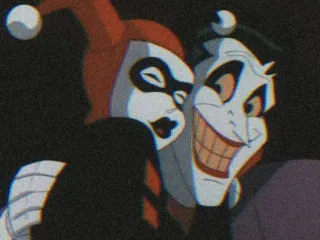 🧃 Harley Quinn Harley Quinn, DC Comics, villains, Joker, Batman, Gotham whatsapp sticker
