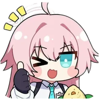 👍 アニメ, カートゥーン, キャラクター, かわいい, イラスト, 可愛い, ステッカー telegram sticker