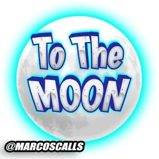 🤩 To The MOON
@MARCOS CALLS moon, meme, crypto, finance, stock, trading, investment telegram sticker