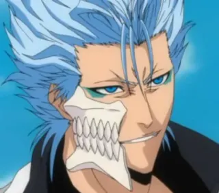 😏 Grimmjow Jaegerjaquez Bleach anime, manga, hollow, espada telegram sticker
