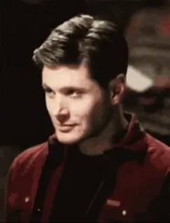 😉 Dean Winchester Supernatural serial tv, nadprzyrodzone, dean winchester, fanart, postać whatsapp sticker