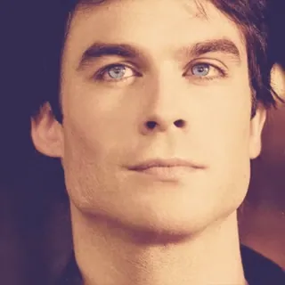 🩸 Damon Salvatore The Vampire Diaries vampire, handsome, blue eyes, Ian Somerhalder, tv show telegram sticker