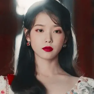 ✨️ IU IU, kpop, singer, actress, korean celebrity, celebrity, portrait telegram sticker
