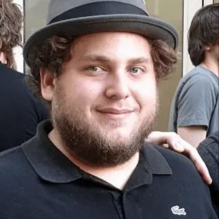 💡 Jonah Hill актер, комик, шляпа, знаменитость, портрет telegram sticker