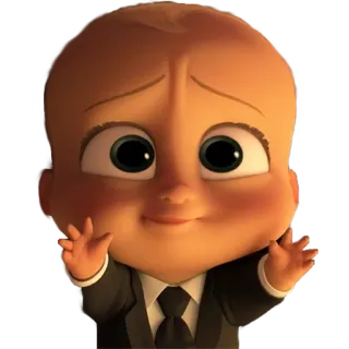 🤗 Boss Baby The Boss Baby 아기, 정장, 애니메이션, 만화, 보스 whatsapp sticker