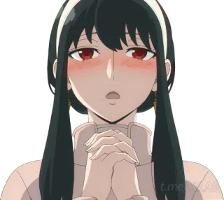 🙏 Yor Forger Spy × Family Animé, Yor Forger, Spy x Family, Dessin animé, Personnage whatsapp sticker