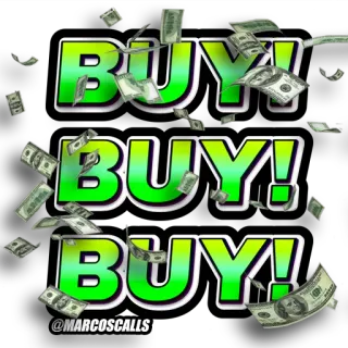💪 BUY! BUY! BUY! @MARCOSCAULS buy, money, investment, finance, business, cash, wealth telegram sticker