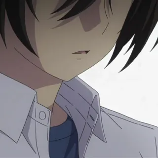 🥀 Anime, Dessin animé, Garçon, Uniforme, École telegram sticker