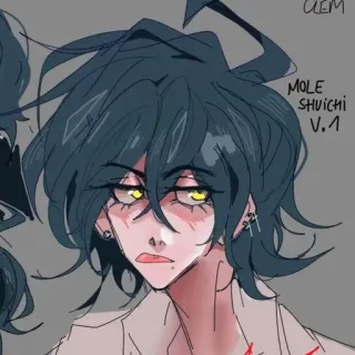 🔪 Shuichi MOLE SHUICHI V.1 telegram sticker