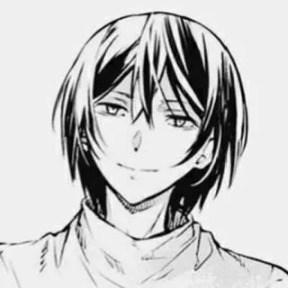 🥚 anime, mangá, retrato, arrogante telegram sticker