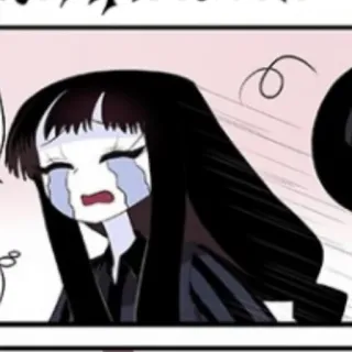 😭 płacz, smutny, anime, manga, łzy telegram sticker