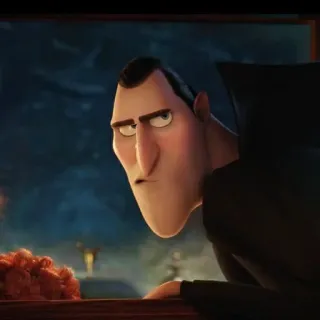 😐 Count Dracula Hotel Transylvania แวมไพร์, สัตว์ประหลาด, โรงแรม, แดร็กคูล่า, การ์ตูน telegram sticker