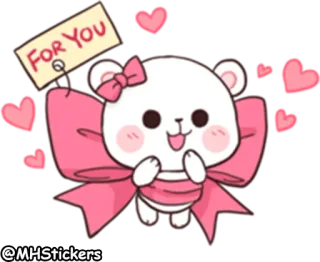 @MHStickers Bears In Love telegram stickers