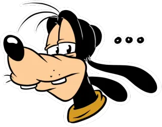 😒 Goofy ... disney, goofy, kartun, karakter whatsapp sticker