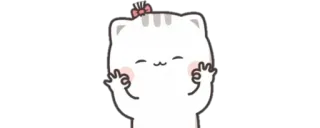 ✨ Katze, süß, Aufkleber, kawaii telegram sticker
