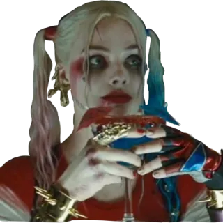 🙄 Harley Quinn Harley Quinn, DC Comics, Suicide Squad, villain, female, crazy telegram sticker
