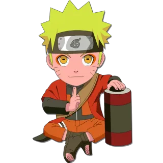 😊 Naruto アニメ, マンガ, 漫画, 忍者, うずまき telegram sticker