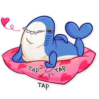 😘 TAP
TAP
TAP requin, mignon, coussin, coeurs, dessin animé, animal, autocollant telegram sticker