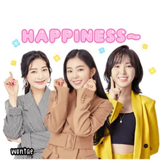 Red Velvet SPECIAL by @wontae whatsapp stickers