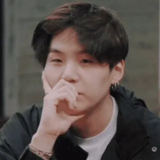 🤓 Suga Suga, Min Yoongi, BTS, K-pop, musician, idol telegram sticker
