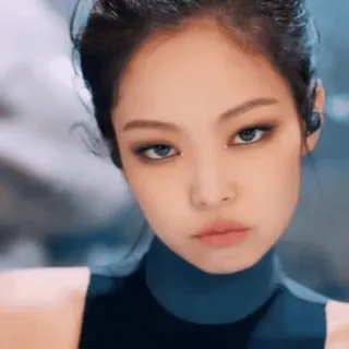 🌟 Jennie kpop, música, cantora, idol, celebridade, mulher, retrato telegram sticker