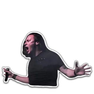 😡 นักร้อง, เพลง, คอนเสิร์ต, ไมโครโฟน, นักดนตรี, การแสดง whatsapp sticker