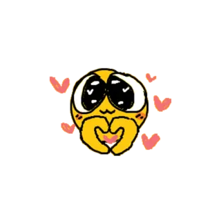 🥰 Emoji, Corações, Amor, Kawaii, Fofo telegram sticker