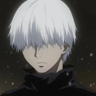 🎩 Ken Kaneki Tokyo Ghoul Anime, Manga, Ghoul, Tokyo Ghoul, Ken Kaneki, Capelli bianchi telegram sticker