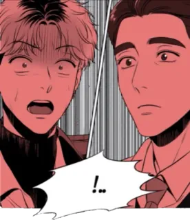 😳 !.. chocado, manhwa, expressão, emoções telegram sticker