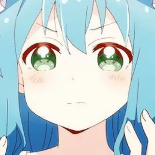 💙 Anime, Kartun, Gadis, Manga, Lucu telegram sticker