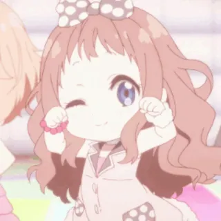 💿 アニメ, 女の子, ちび, かわいい, 可愛い, 漫画 telegram sticker