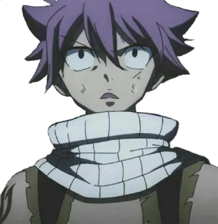 😦 Natsu Dragneel Fairy Tail Anime, Personnage, Fantaisie, Manga, Fairy Tail, Natsu Dragneel telegram sticker