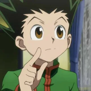 🍺 Gon Freecss Hunter x Hunter Anime, Gon Freecss, Hunter x Hunter, Shonen, Personaje, Dibujo animado telegram sticker