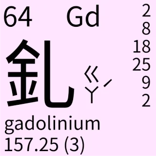 🇹🇼 gadolinium Wissenschaft, Element, Periodensystem, Chemie telegram sticker