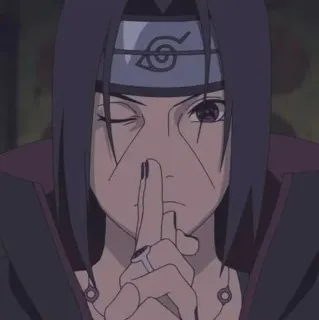 🎼 Itachi Naruto Аниме, Наруто, Итачи, Персонаж, Манга, Ниндзя telegram sticker